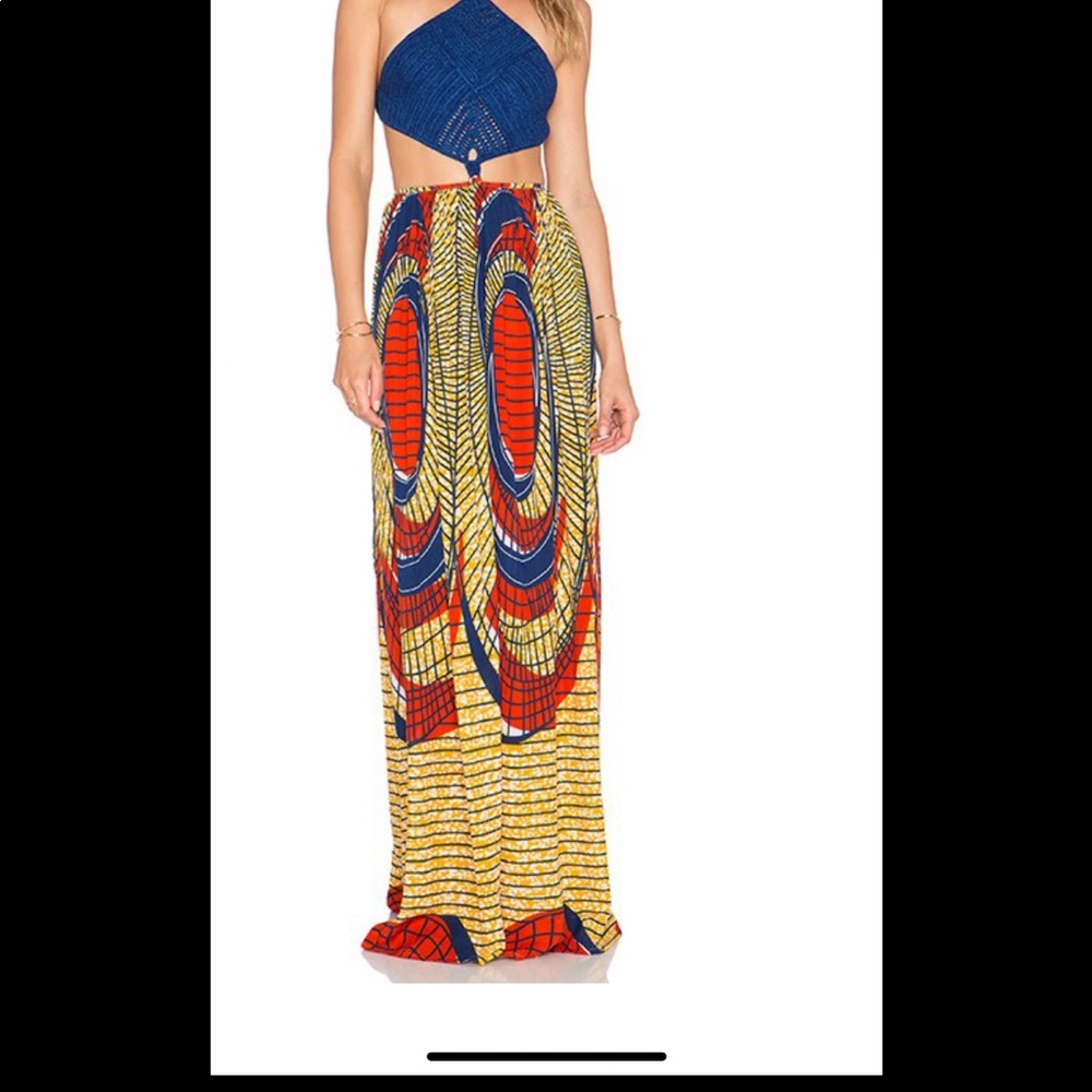 INDAH revel crochet maxi dress S/M